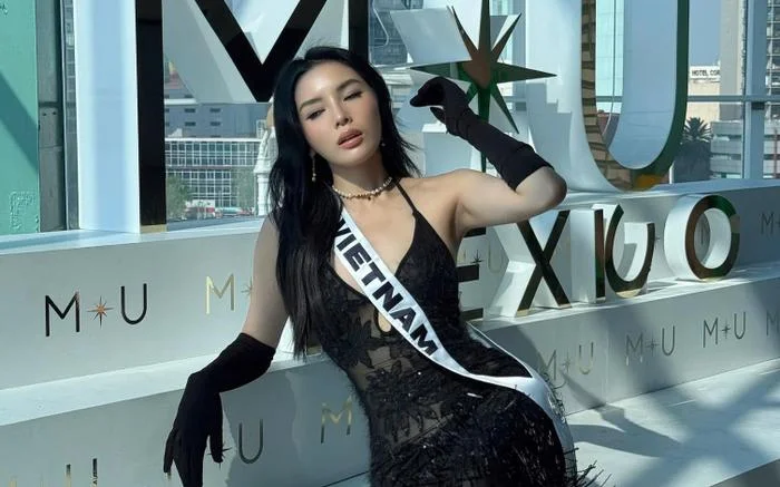  Kỳ Duyên gây chú ý trên trang chủ Miss Universe