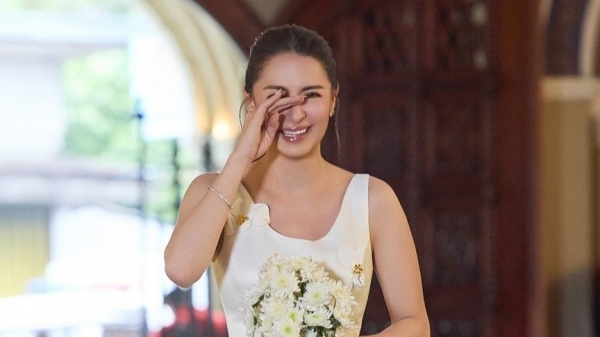  Marian Rivera tỏa sáng với thiết kế váy hoa lan của NTK Việt