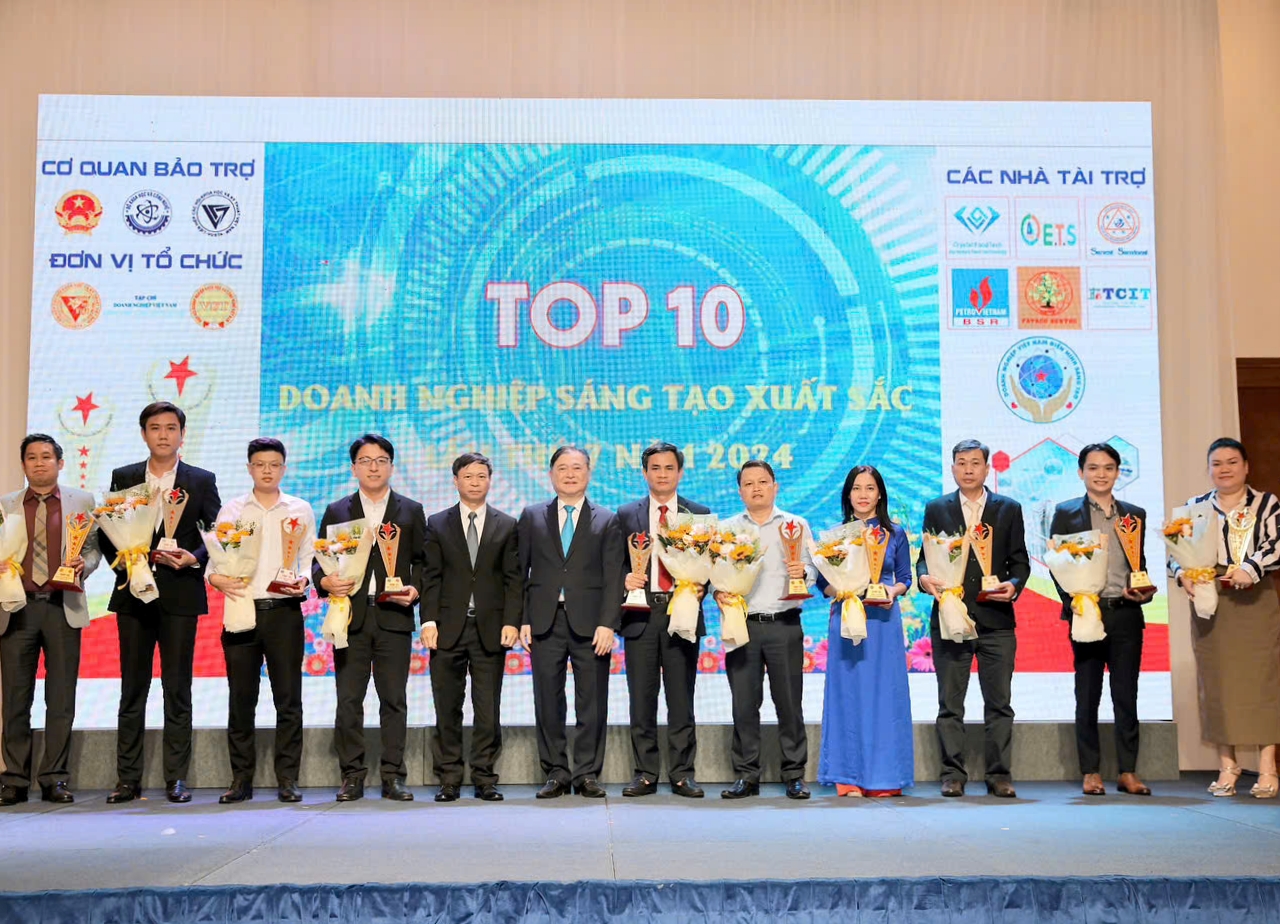  Yến Sào Khánh Hòa được vinh danh trong top 10 doanh nghiệp sáng tạo Việt Nam 2024