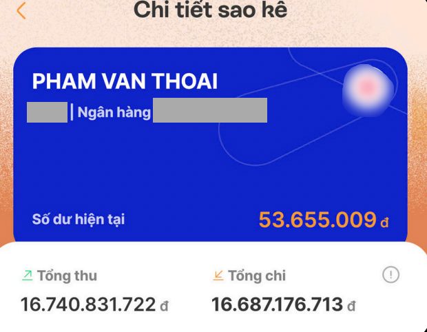  Phạm Thoại công bố 28 trang sao kê, khẳng định minh bạch số tiền 16,7 tỷ đồng ủng hộ bé Bắp