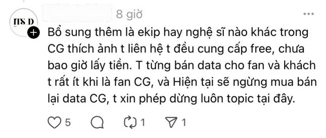 Sau khi sự việc trở thành chủ đề nóng, chủ tài khoản trên Threads đã lên tiếng.