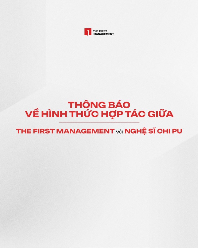  Chi Pu chính thức không còn là nghệ sĩ độc quyền của The First Management. 