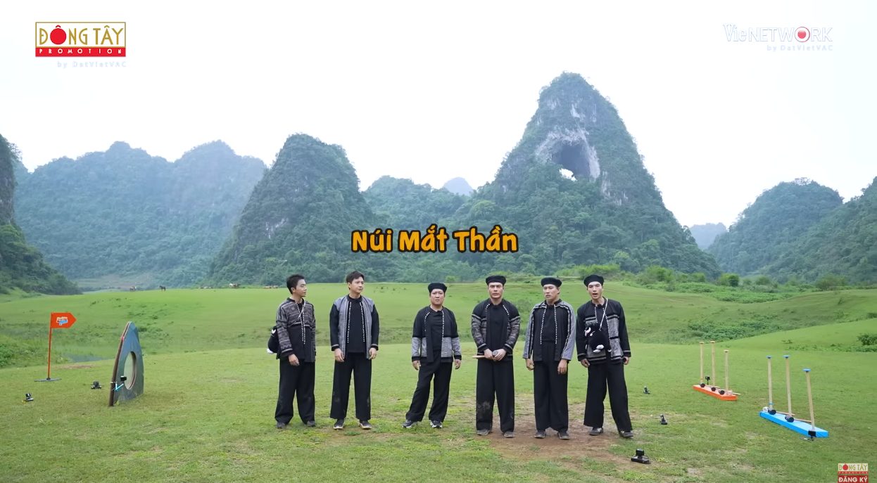 Núi Mắt Thần qua ống kính “2 Ngày 1 Đêm”.