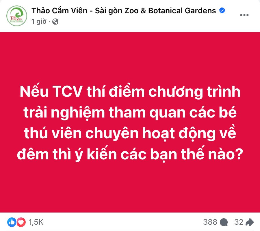  Du khách thích thú với tour đêm tại Thảo Cầm Viên, nhưng động vật liệu có thích?