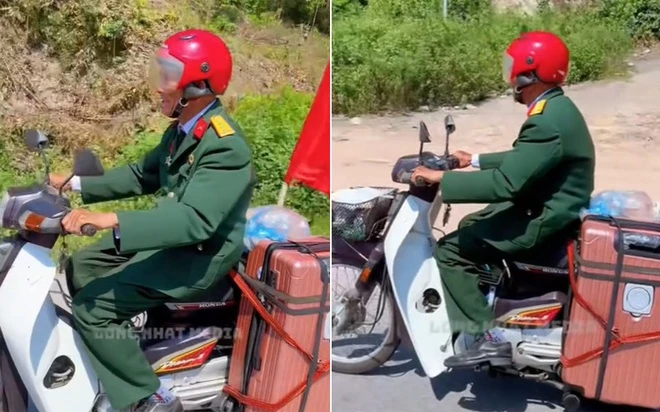 Hành trình xuyên Việt của cụ ông U80.