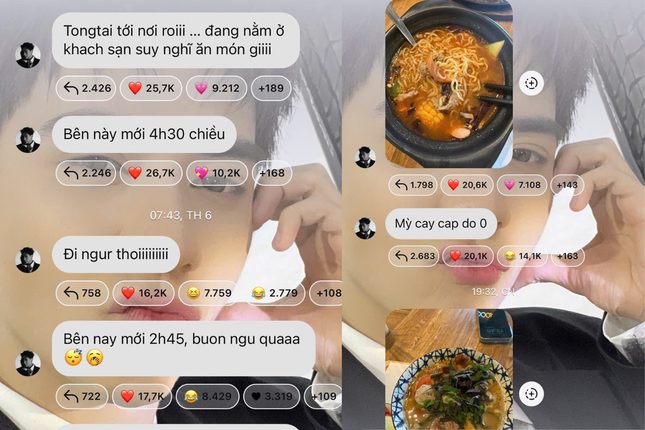 Nam ca sĩ cũng không quên cập nhật lịch trình cho người hâm mộ.