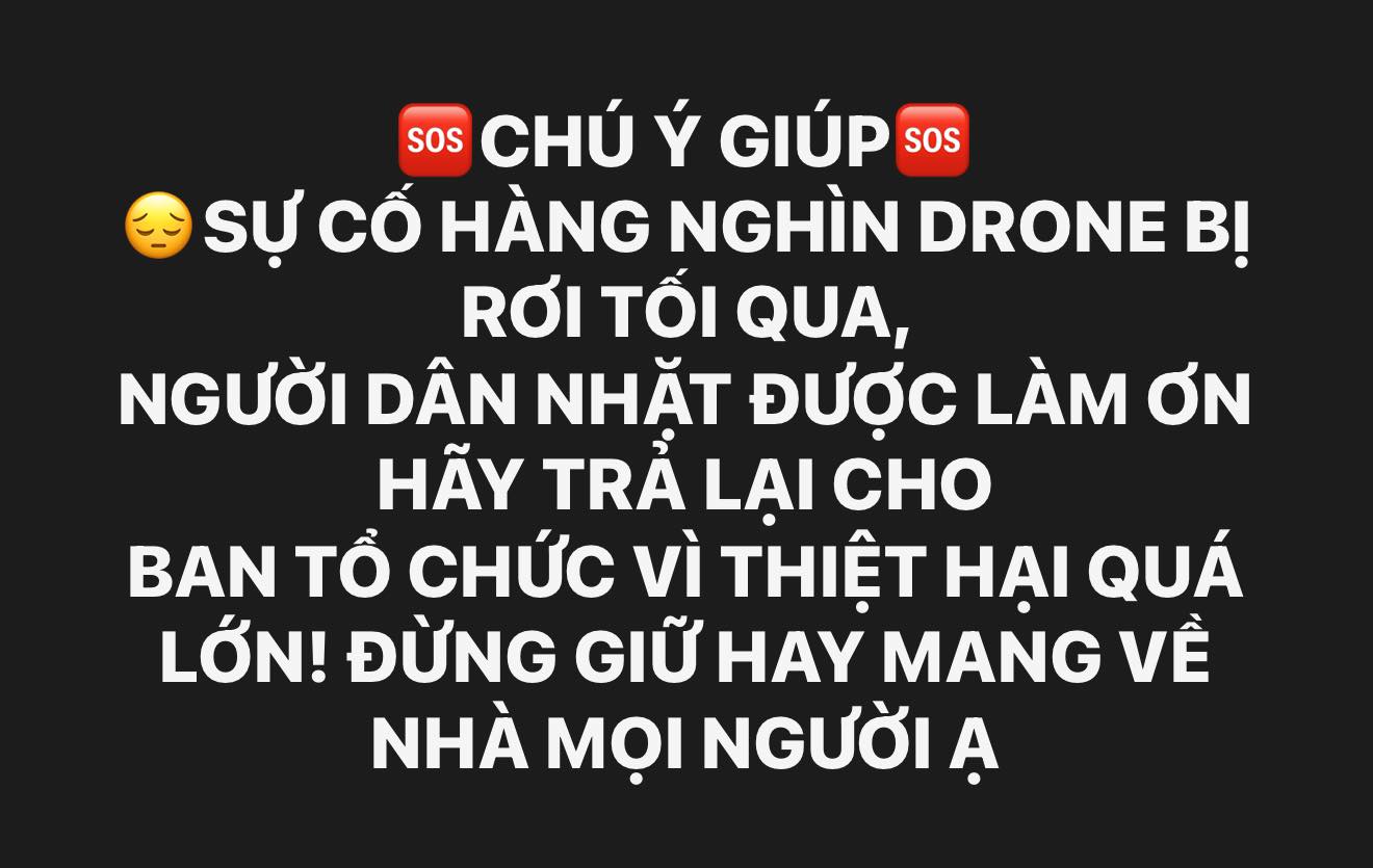 Ban tổ chức kêu gọi sự hỗ trợ từ công chúng.