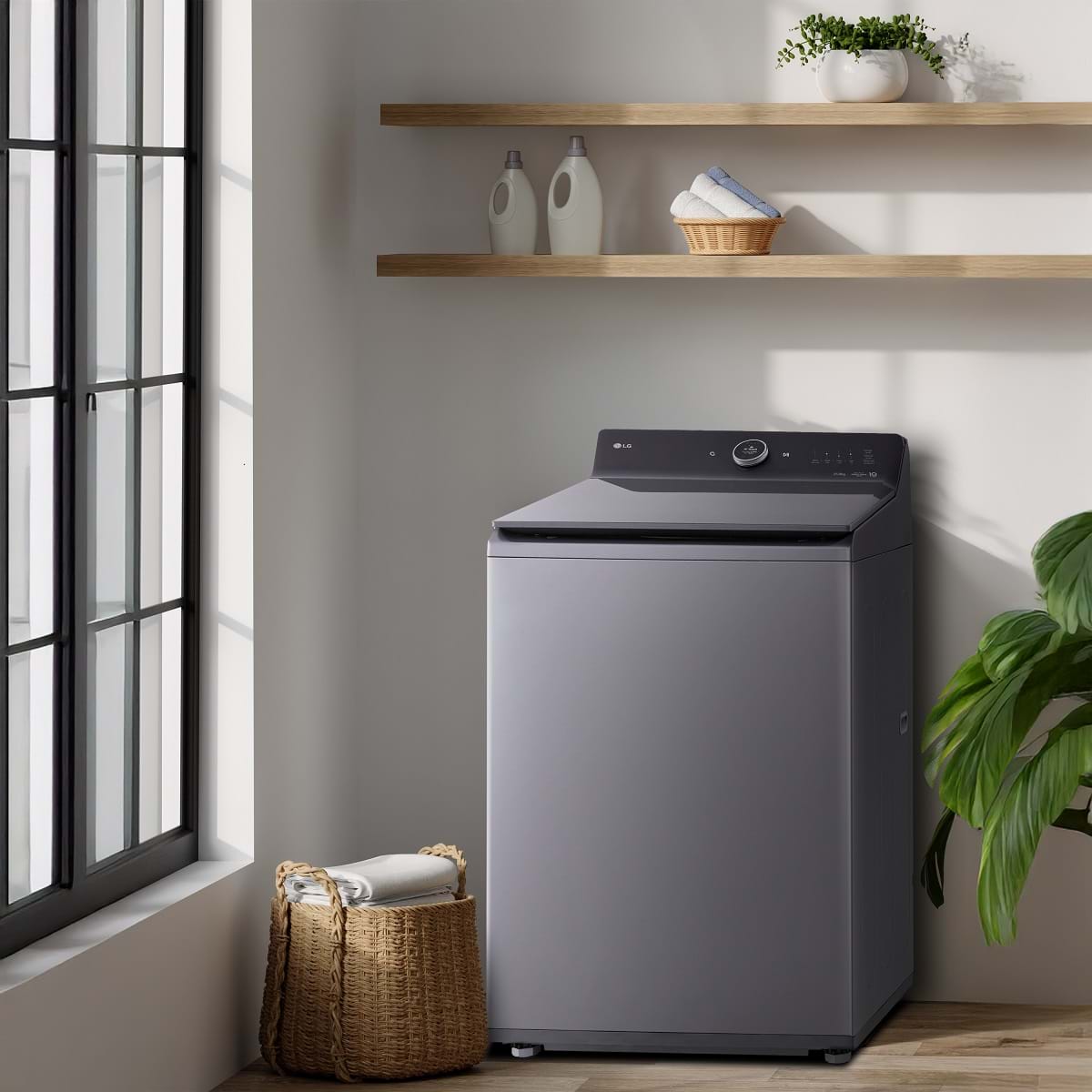 Người dùng có thể điều khiển từ xa, nhận thông báo khi giặt xong hoặc cập nhật các chương trình giặt mới.