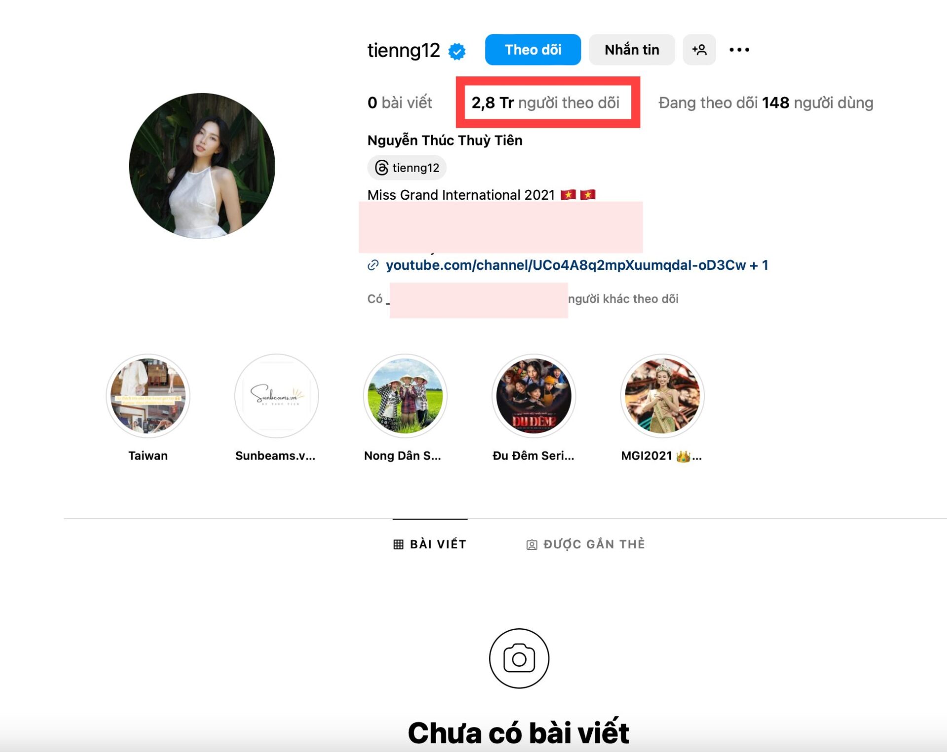 Tài khoản mạng xã hội mất hàng chục nghìn lượt theo dõi