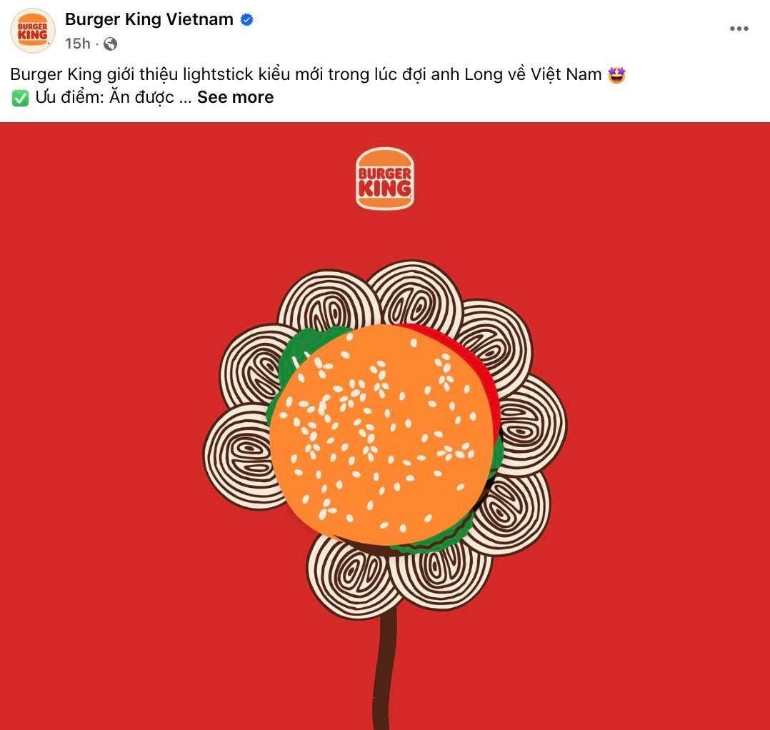  các thương hiệu F&B còn tận dụng sự kiện này để mở rộng chiến dịch hình ảnh. 