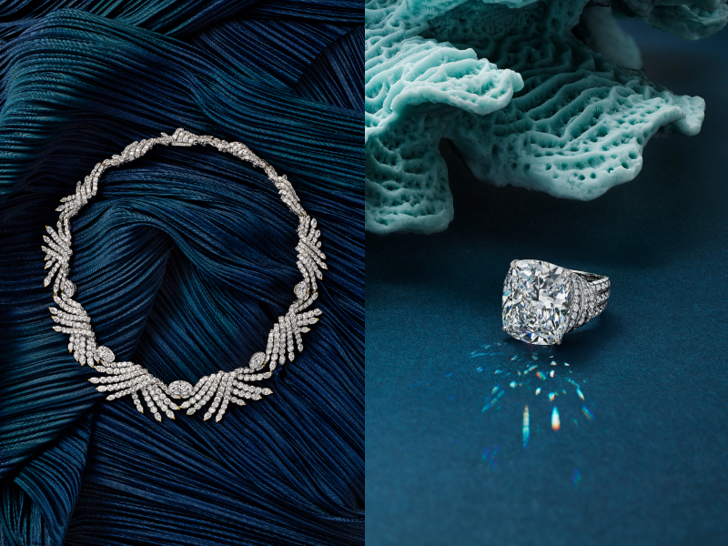 Từng chi tiết như được thêu dệt từ chất thơ của ánh sáng dưới biển, vừa mềm mại vừa huyền bí.