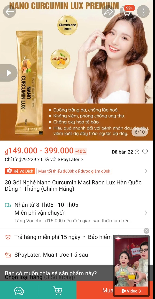  các nội dung quảng cáo đã vẽ nên chân dung một “siêu phẩm chăm sóc sức khỏe”