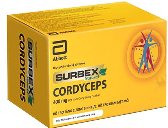 Thực phẩm bảo vệ sức khỏe SURBEX® NATURAL CORDYCEPS