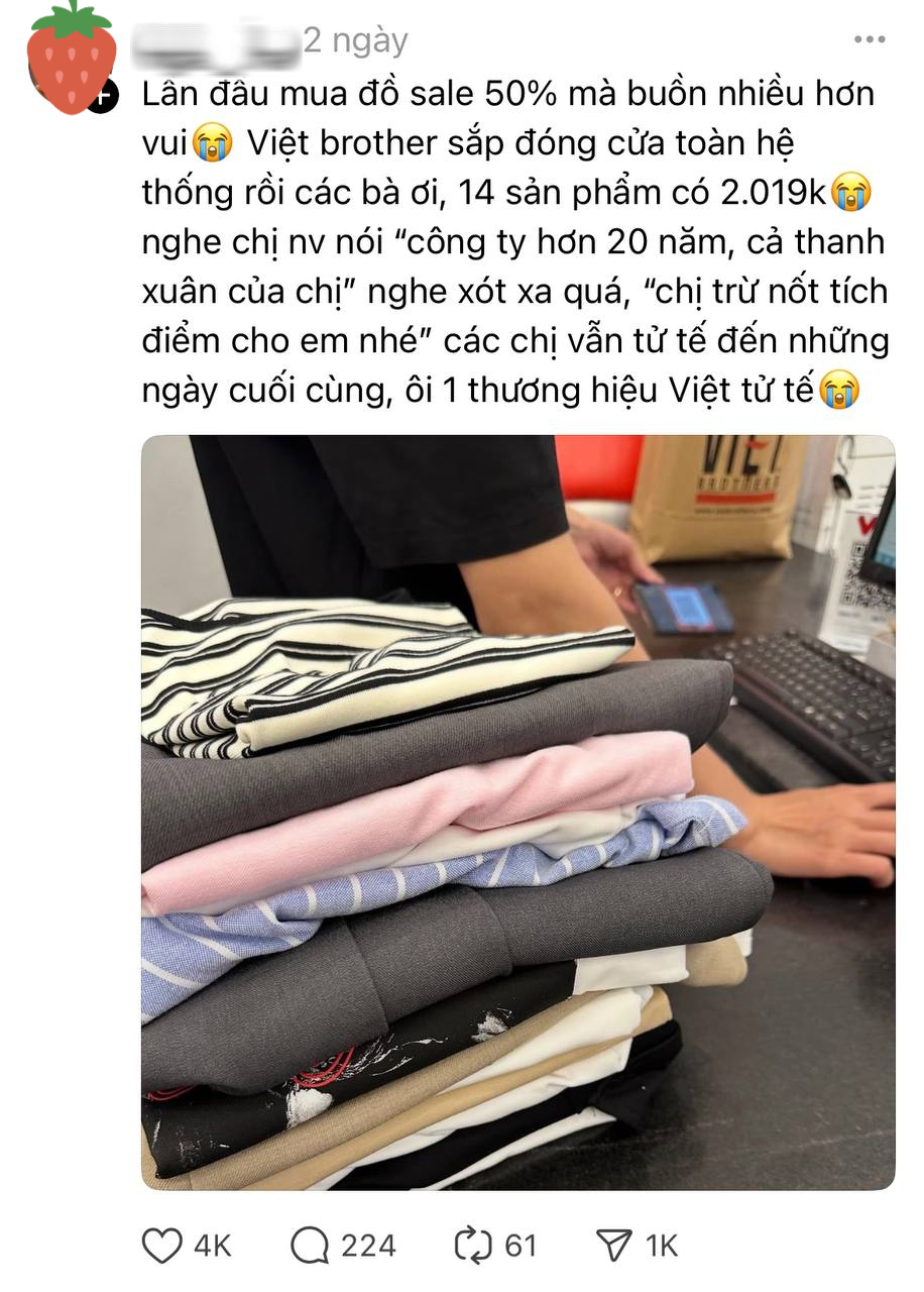 Một cư dân mạng chia sẻ đã "chốt đơn" 14 món đồ chỉ với hơn 2 triệu đồng,