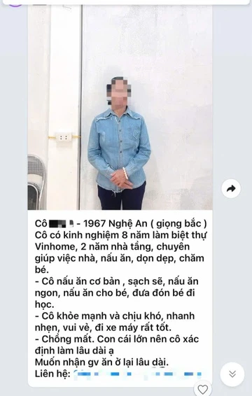 Sự việc trên một lần nữa gióng lên hồi chuông cảnh báo đối với các gia đình khi thuê người giúp việc.