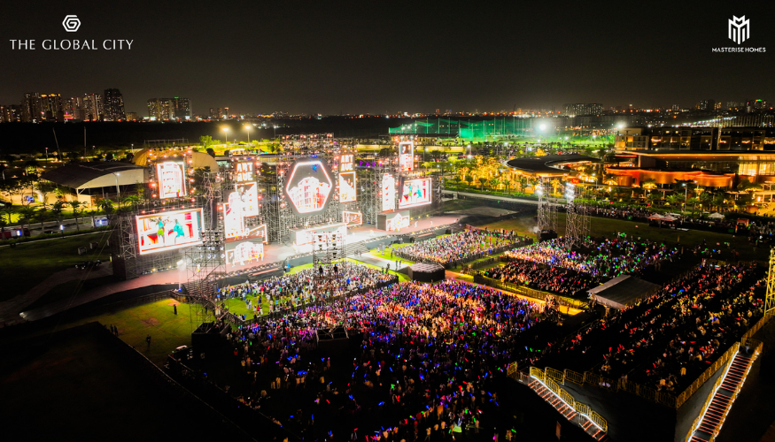 The Global City đang từng bước trở thành điểm đến văn hóa mới của TP.HCM với hàng loạt sự kiện âm nhạc, lễ hội lớn quy tụ hàng trăm nghìn lượt khách.
