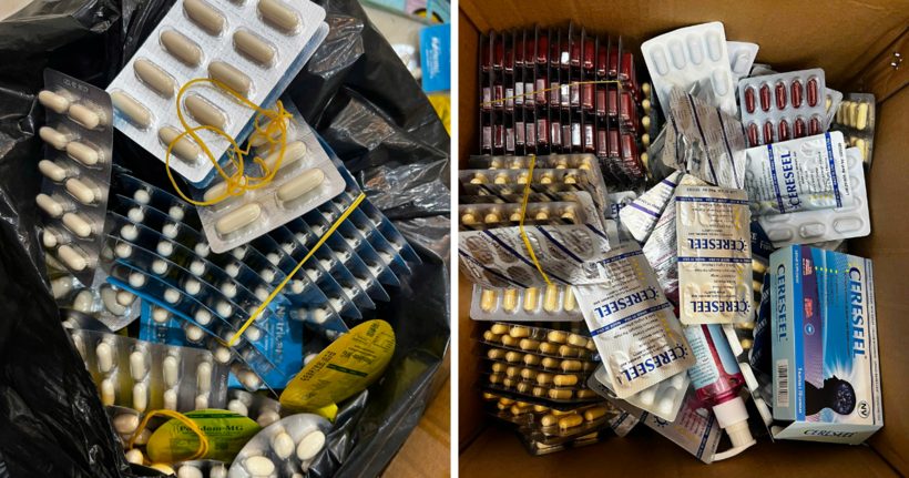 Viên nang và đóng gói thành các sản phẩm. Ảnh: Công an TP Hà Nội