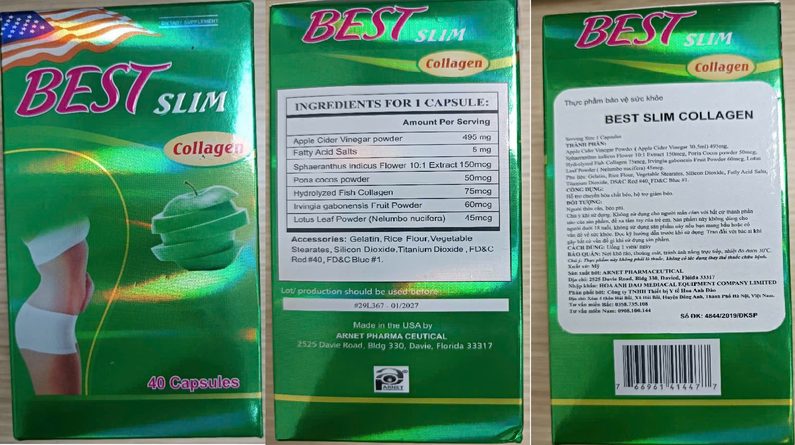 iệc phát hiện chất cấm trong các sản phẩm này đe dọa đến sức khỏe người sử dụng .