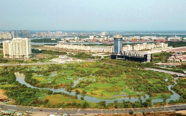 Khu đất dự kiến xây Cung thiếu nhi mới tại Thủ Thiêm.