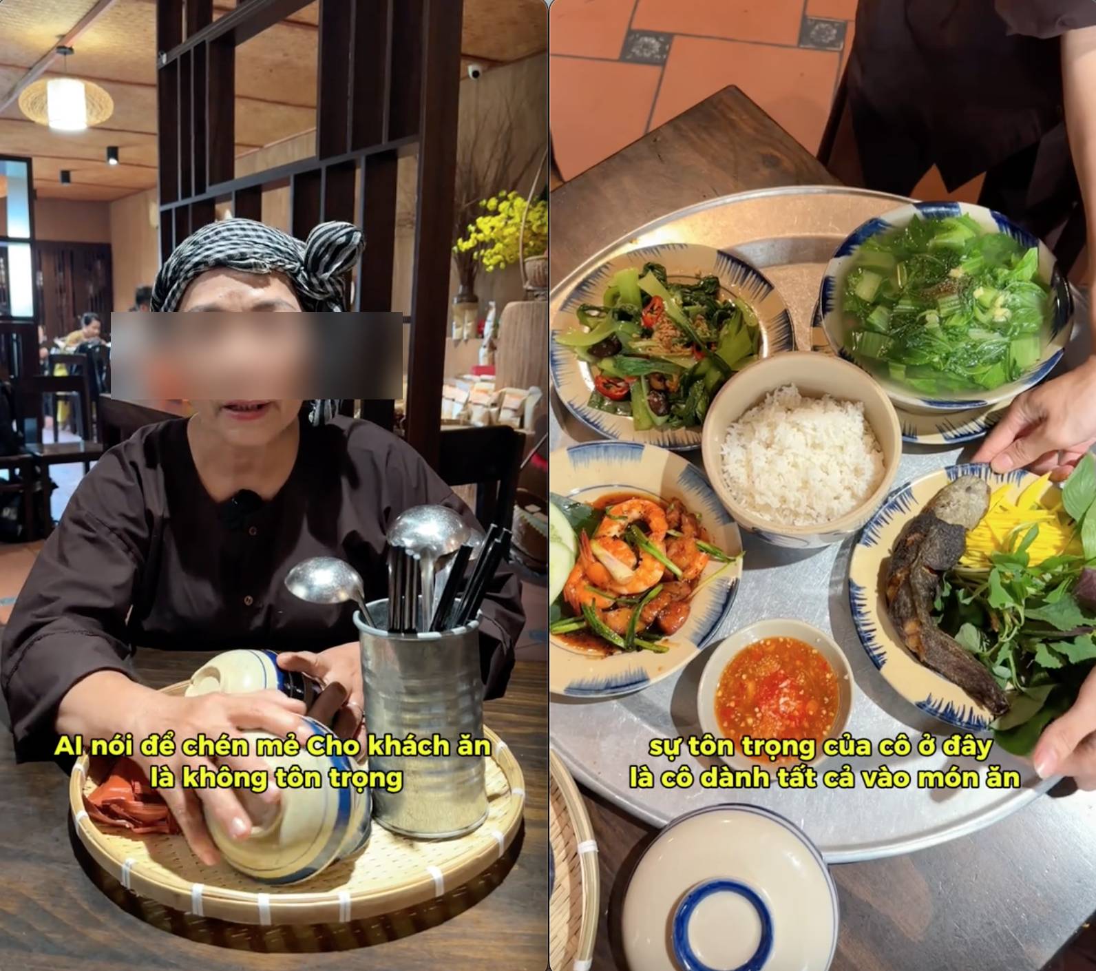 Một bộ phận thực khách bày tỏ sự e ngại về tính an toàn và cảm giác không thoải mái khi dùng bát đĩa đã vỡ.