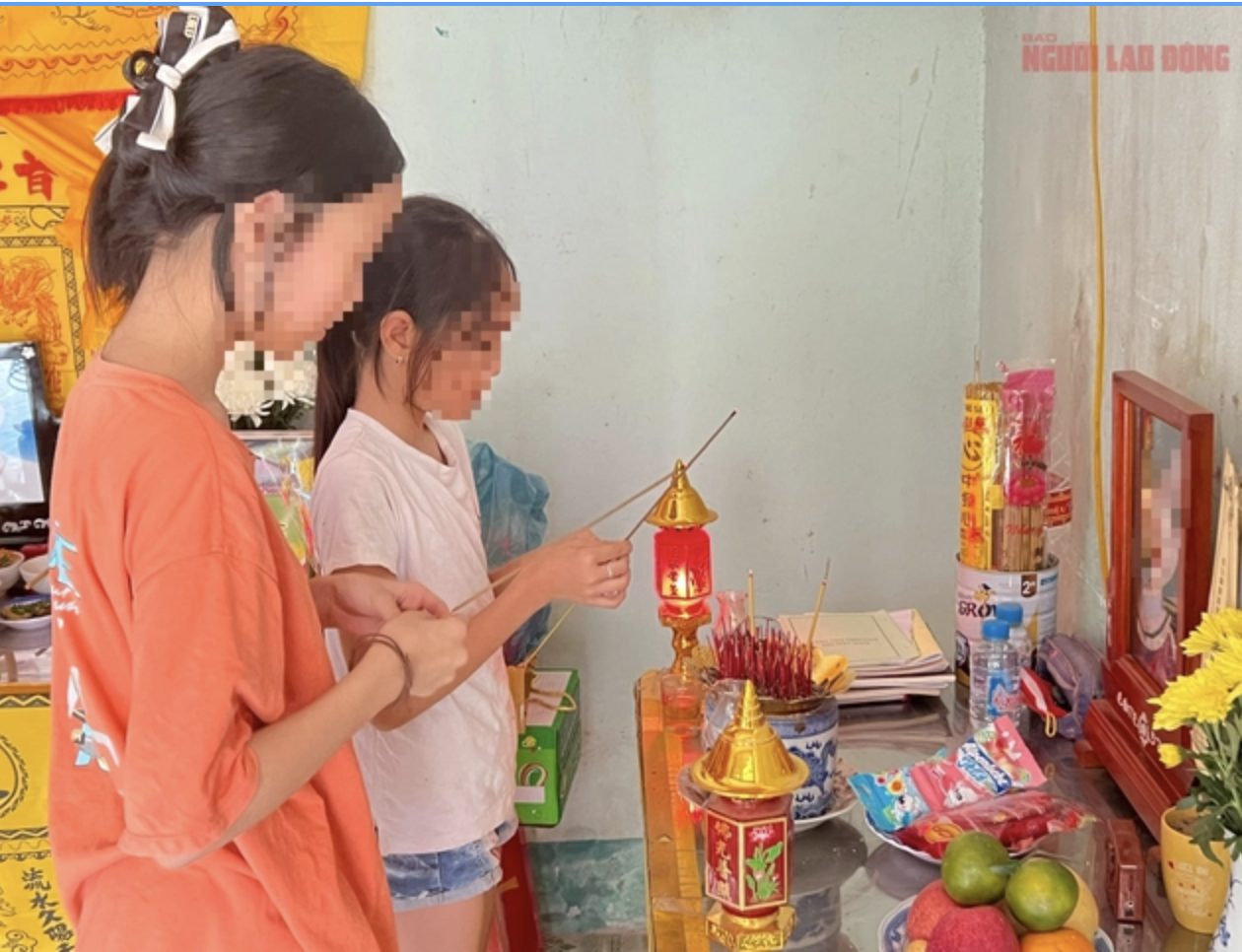 Hai em của Tr. rất thương nhớ chị