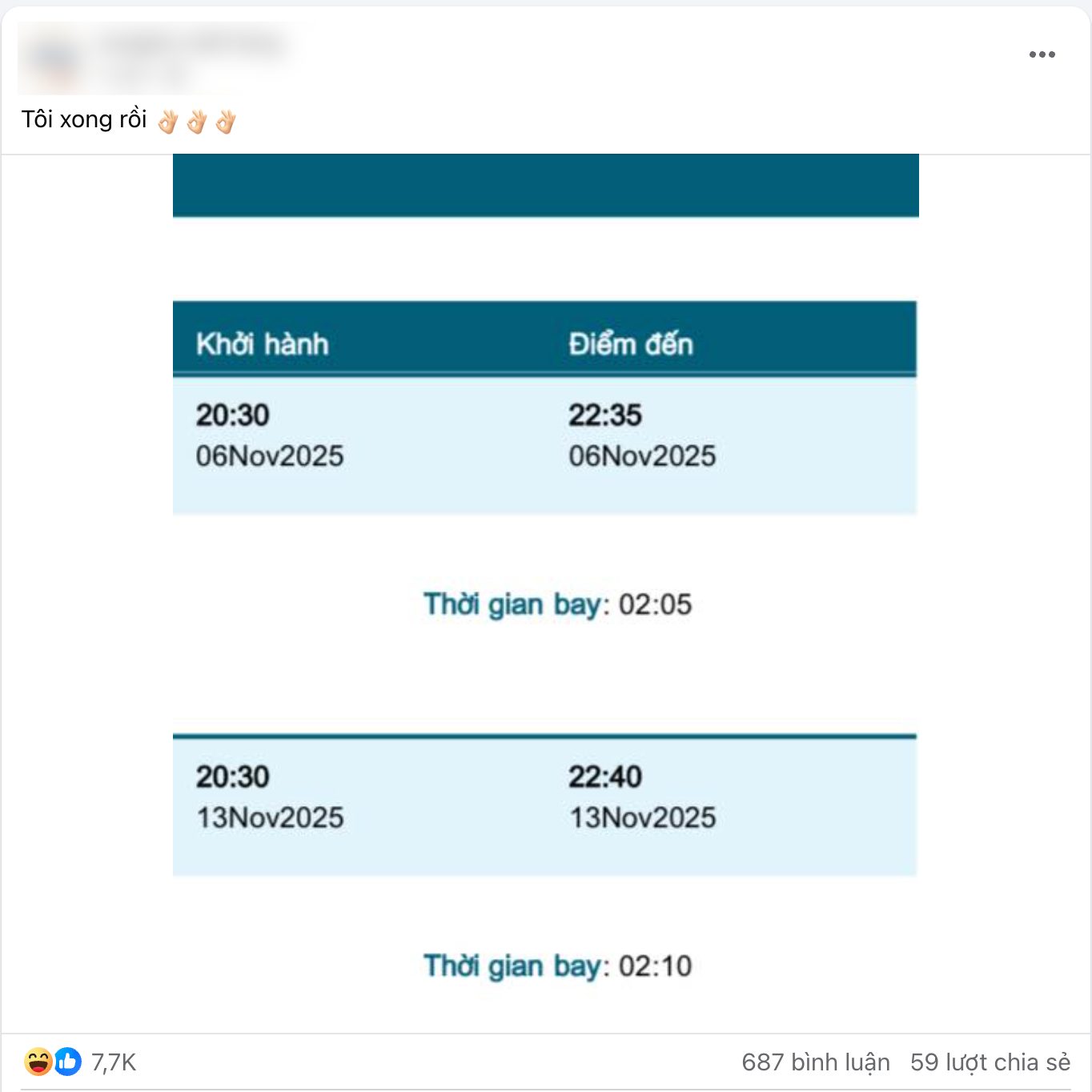 Sự xác nhận khiến vé bay “không kịp nghỉ”.