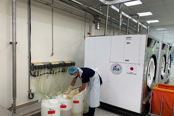  bệnh viện công lập đưa vào vận hành hệ thống giặt ủi theo tiêu chuẩn Nhật Bản