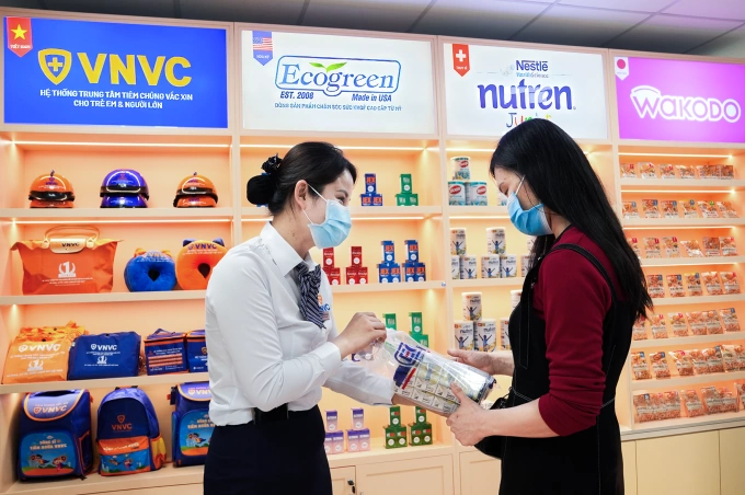  VNVC triển khai mô hình bán lẻ y tế kết hợp chăm sóc toàn diện