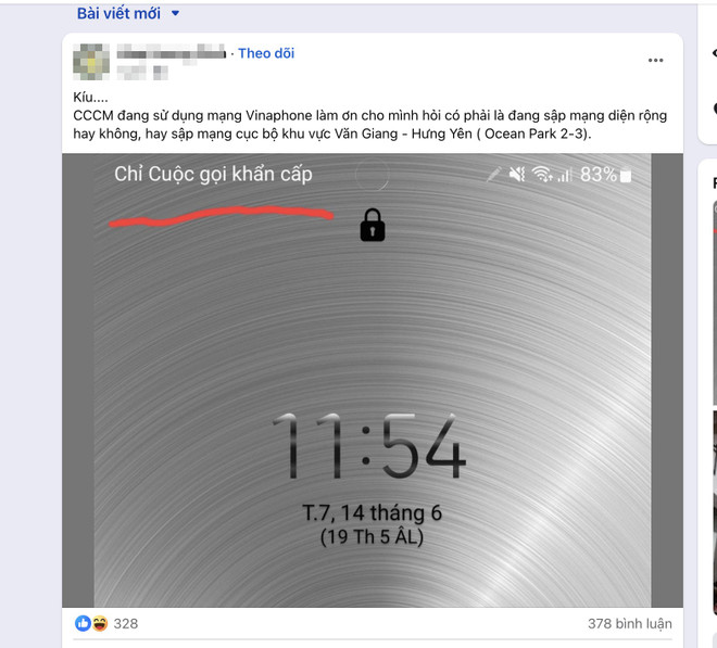 Nhiều khu vực bị ảnh hưởng, người dùng "vật vã" vì mất liên lạc