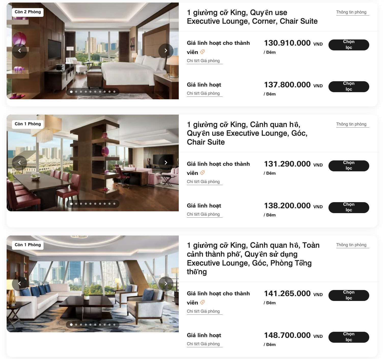 Trải nghiệm khách sạn thay vì mua áo.