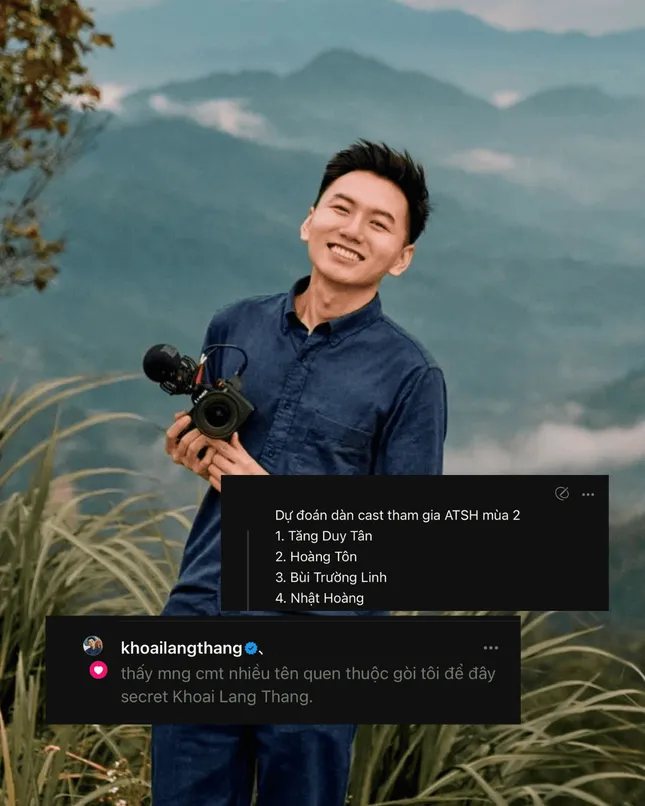 loạt động thái đáng chú ý của Ngô Kiến Huy và travel blogger Khoai Lang Thang trên mạng xã hội bất ngờ được cư dân mạng soi kỹ từng chi tiết.