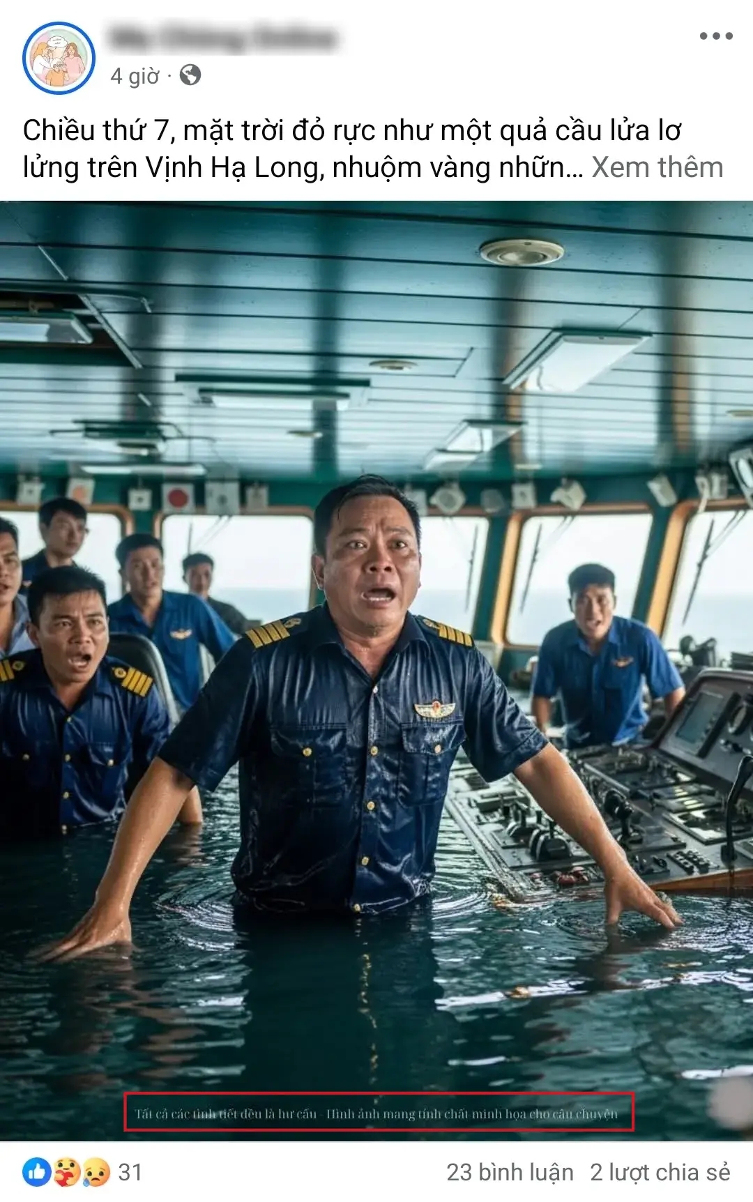 không ít fanpage đã lợi dụng tình hình để “kể chuyện” bằng AI – một dạng nội dung hư cấu hoàn toàn nhưng được thể hiện như thật