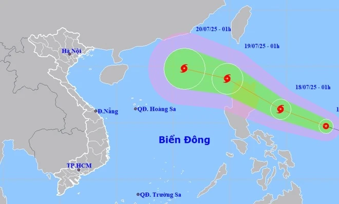 Áp thấp di chuyển nhanh, hình thái thời tiết phức tạp