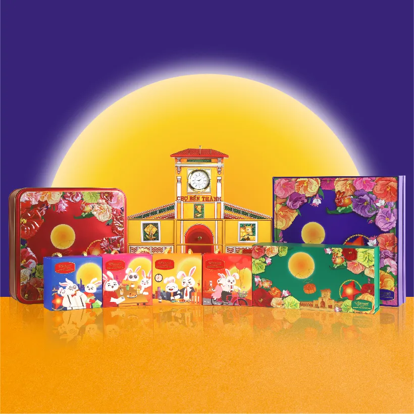 Savouré Bakery tạo dấu ấn mạnh mẽ khi tung ra bộ sưu tập Saigon Signature Mooncake.