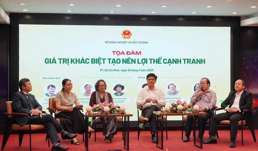 Diễn đàn “Giải pháp tăng sức cạnh tranh, thúc đẩy xuất khẩu các sản phẩm trái cây có lợi thế” tổ chức tại TP.HCM ngày 18/7.