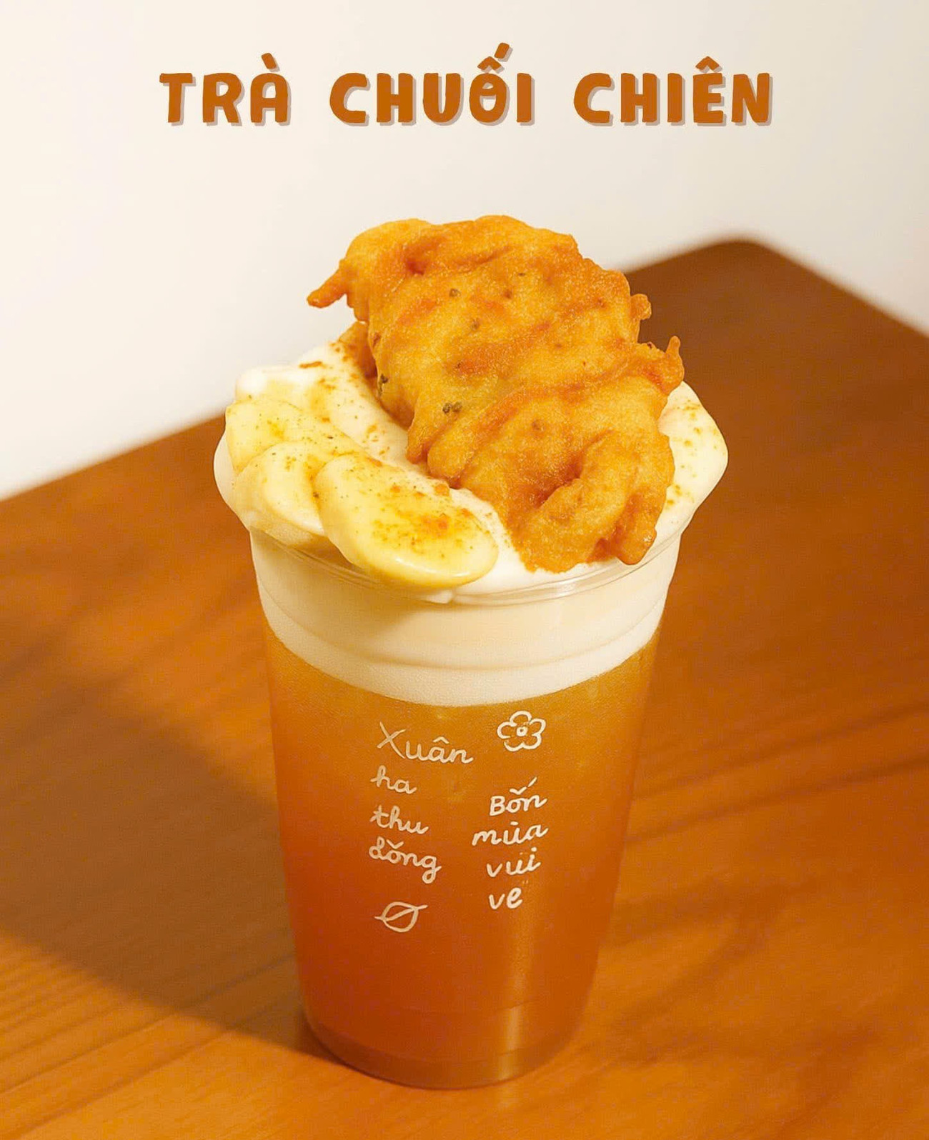 Sự kết hợp “lạ miệng” giữa trà và món chuối chiên quen thuộc