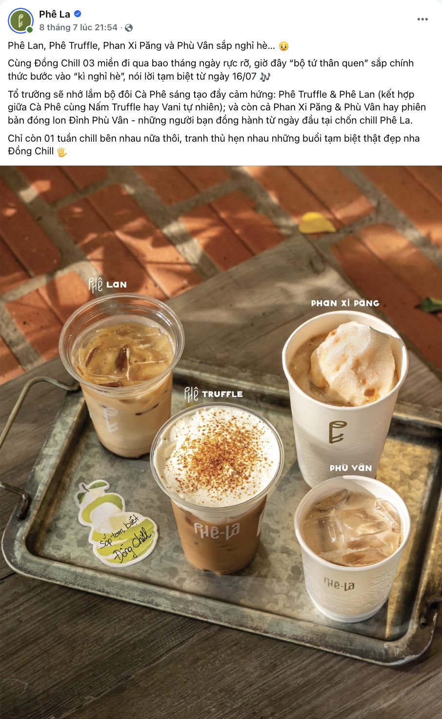 Bốn món nước gắn liền với tên tuổi thương hiệu