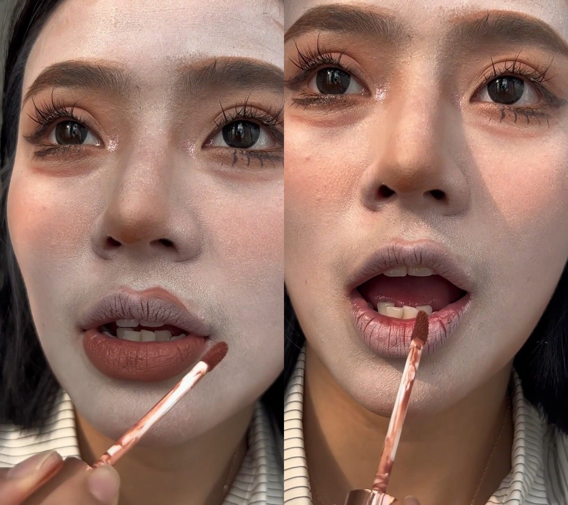 Khi lớp trang điểm Douyin “đụng độ” ánh nắng thật, mắt người thật và góc nhìn không qua chỉnh sửa, nhiều người đã phải thốt lên hai chữ: “vỡ mộng”.