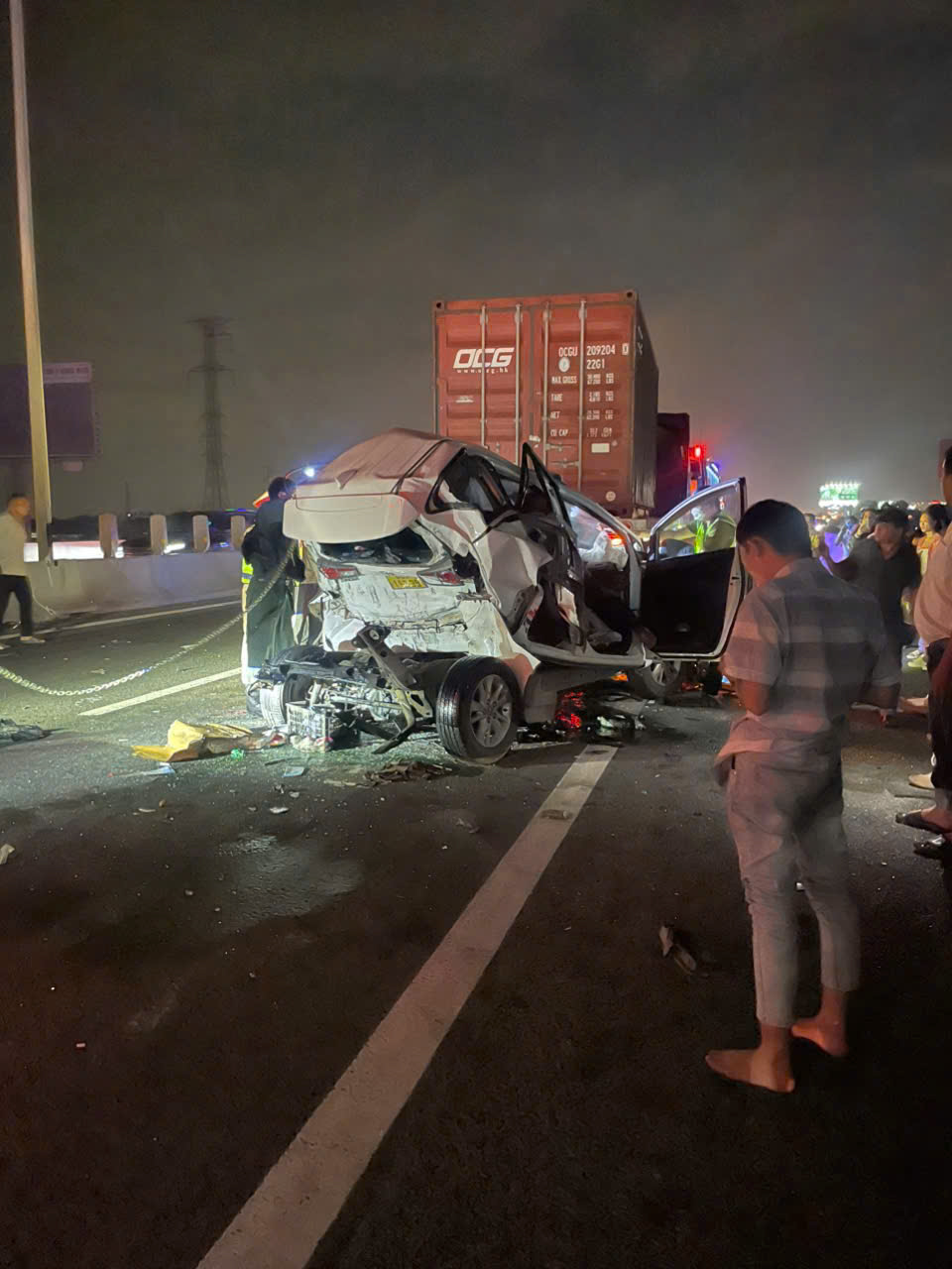 Hiện trường vụ tai nạn