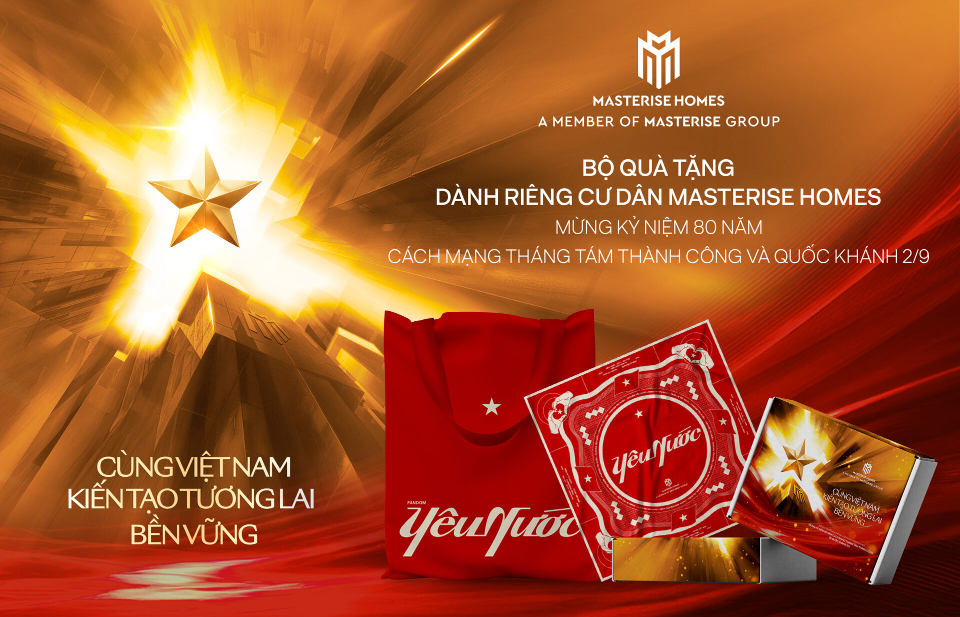  Masterise Group đồng hành lan tỏa tinh thần yêu nước nhân dịp 80 năm Quốc khánh