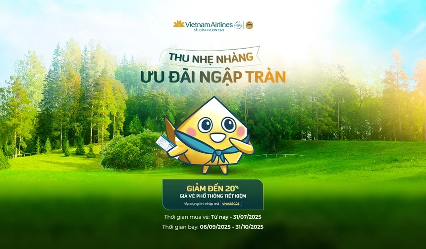  Vietnam Airlines tung chương trình khuyến mãi đậm chất tri ân, mở ra cánh cửa du lịch sang xịn với giá “cực yêu” chưa từng có.