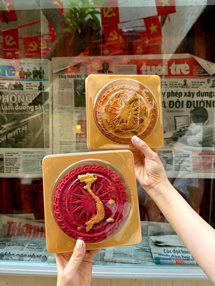 Khi tinh thần yêu nước được “gói” trong chiếc bánh