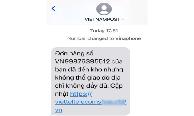 Phát tán tin nhắn mạo danh để lừa đảo