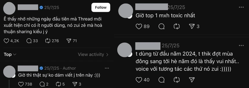 Khi người thật “im tiếng”, tài khoản ảo lên ngôi.