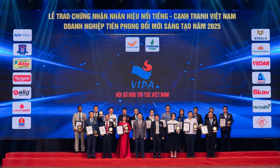 Vedan Việt Nam lần thứ 10 liên tiếp được vinh danh “Nhãn hiệu nổi tiếng Việt Nam”