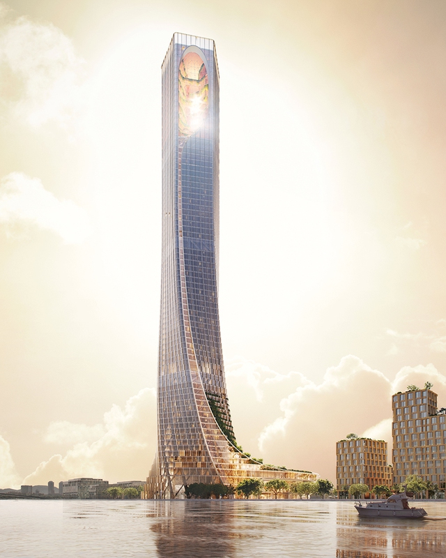 Kiến trúc lấy cảm hứng từ áo dài Việt