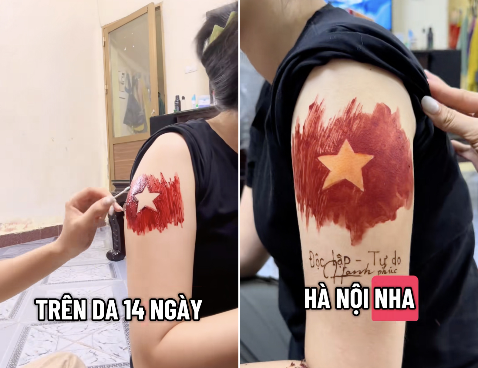  Giới trẻ rộn ràng với trend vẽ cờ Tổ quốc trên tay mừng Quốc khánh 2/9