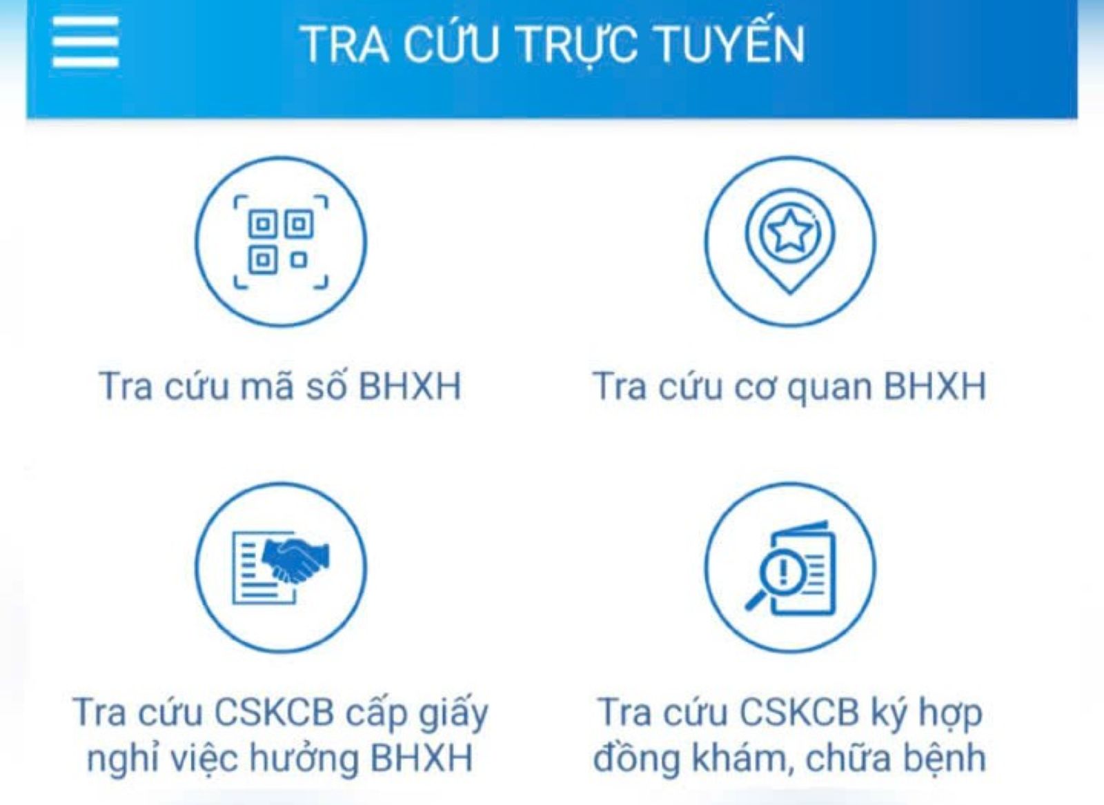 Tra cứu trên ứng dụng VssID