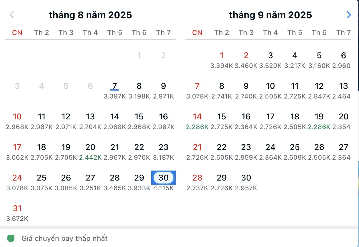 Giá vé máy bay tăng mạnh dịp cao điểm