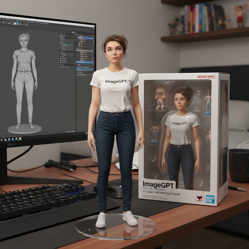  Trend mới nổi: Gen Z rần rần biến ảnh chân dung thành figure 3D “ảo mà thật”